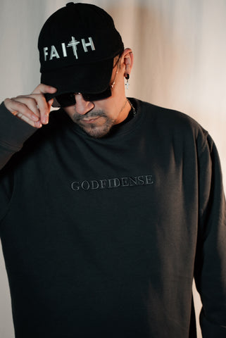 "Godfidense" Crew Neck